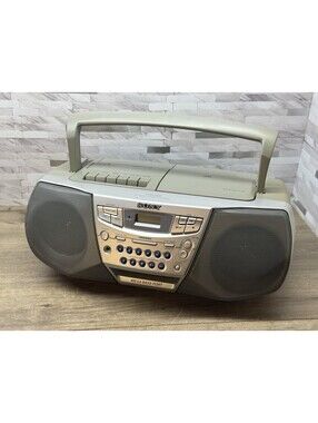 Sony CFD-S22 CD AM/FM Radio Cassette Recorder Mega Bass Boombox -TESTED & WORKS!
